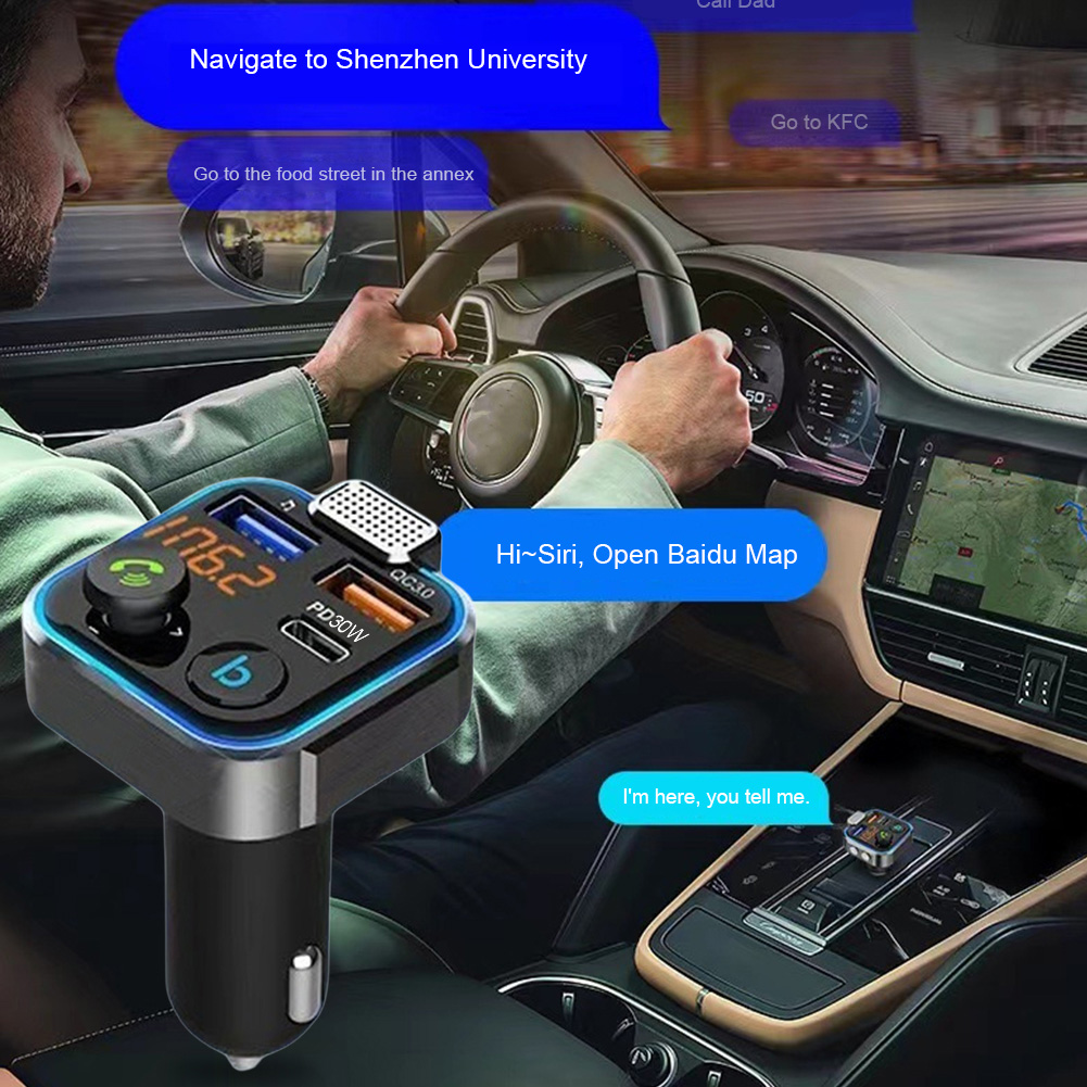 Fm Transmitter - Car FM Transmitter Supports USB-C QC3.0