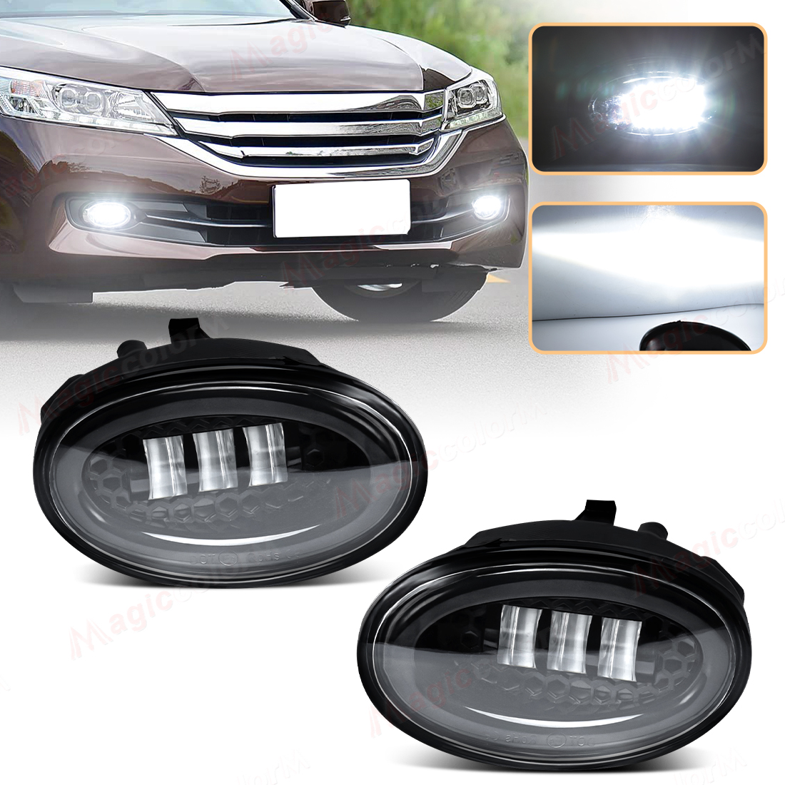 Car Accessories For Road Trip - 2PCS LED Fog Lamps For Honda