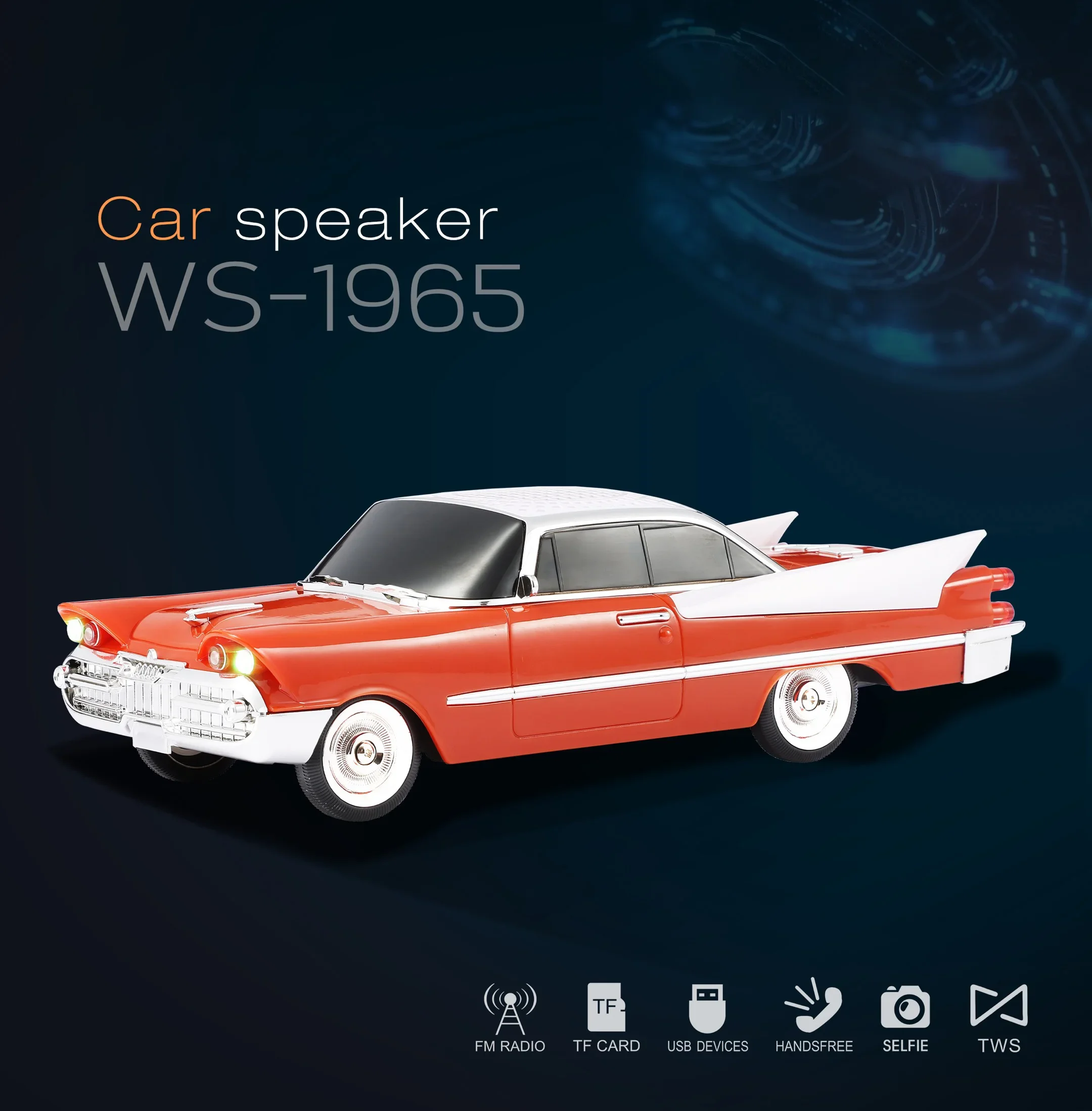 WS-1965 Classic Car Shaped Blu - Car Accessories Amazon のレビューと価格
