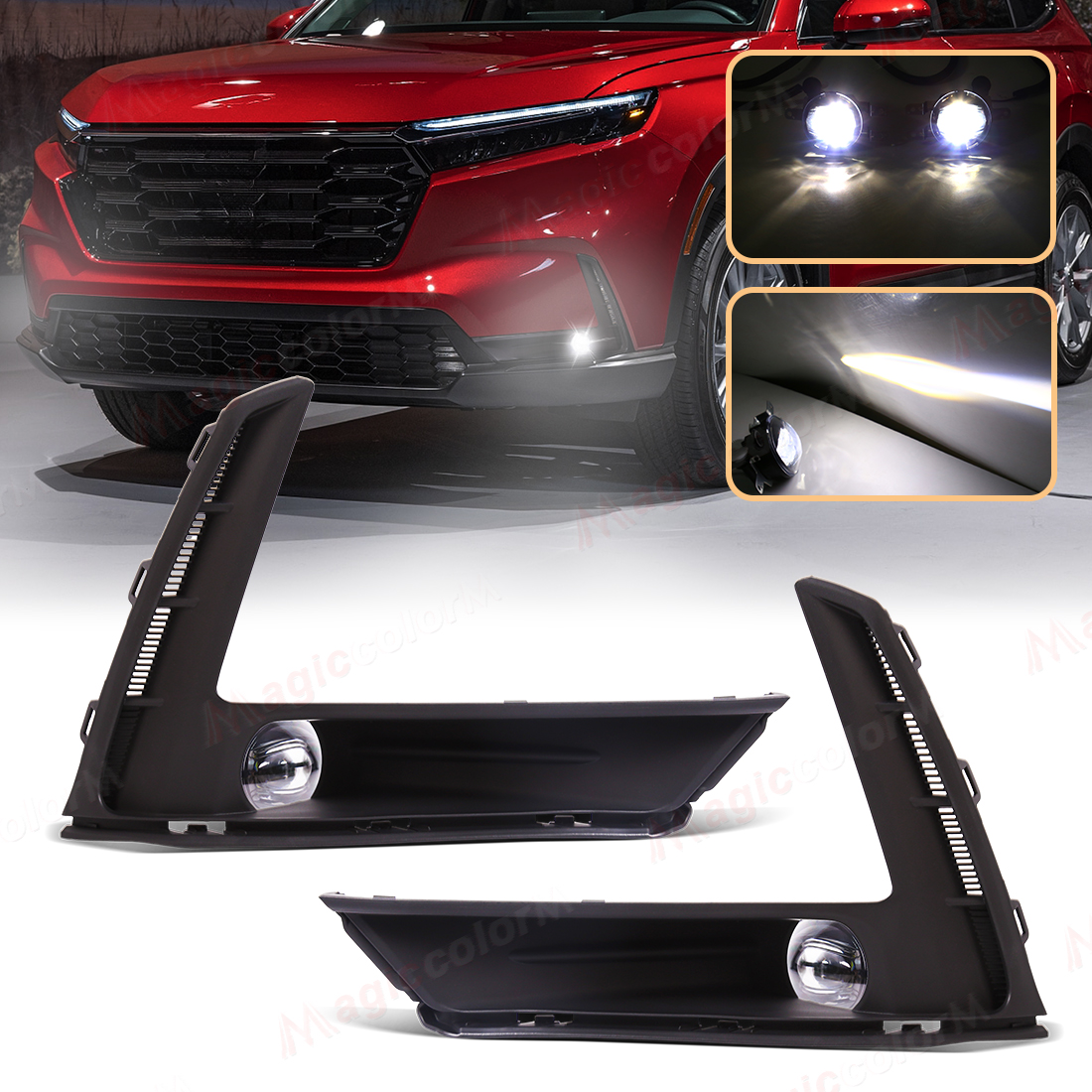 LED Fog Lamp For Honda CRV CR- - Car Accessories Honda Crv のレビューと価格