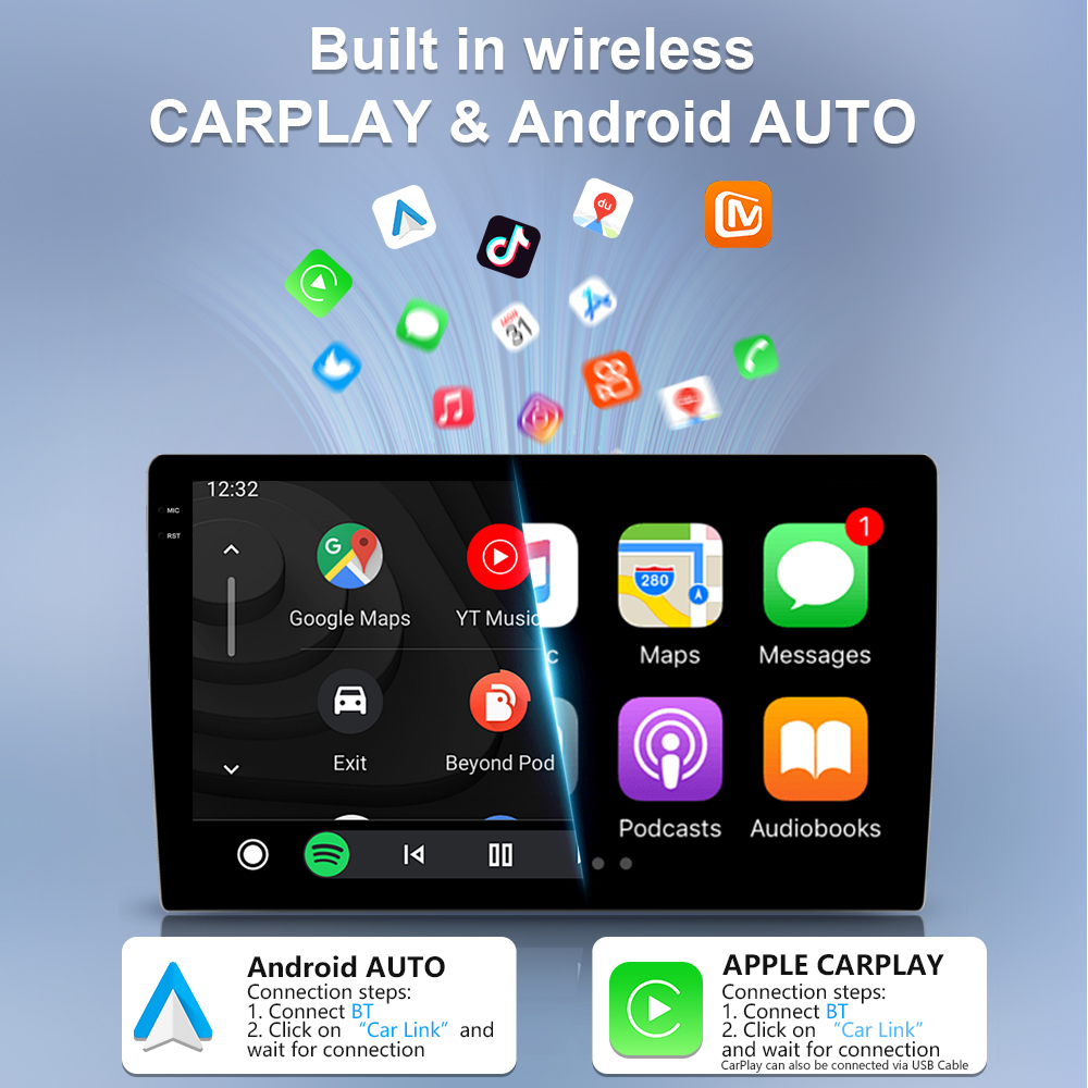 10.25'' Android 15 CarPlay For - Car Accessories In India のレビューと価格