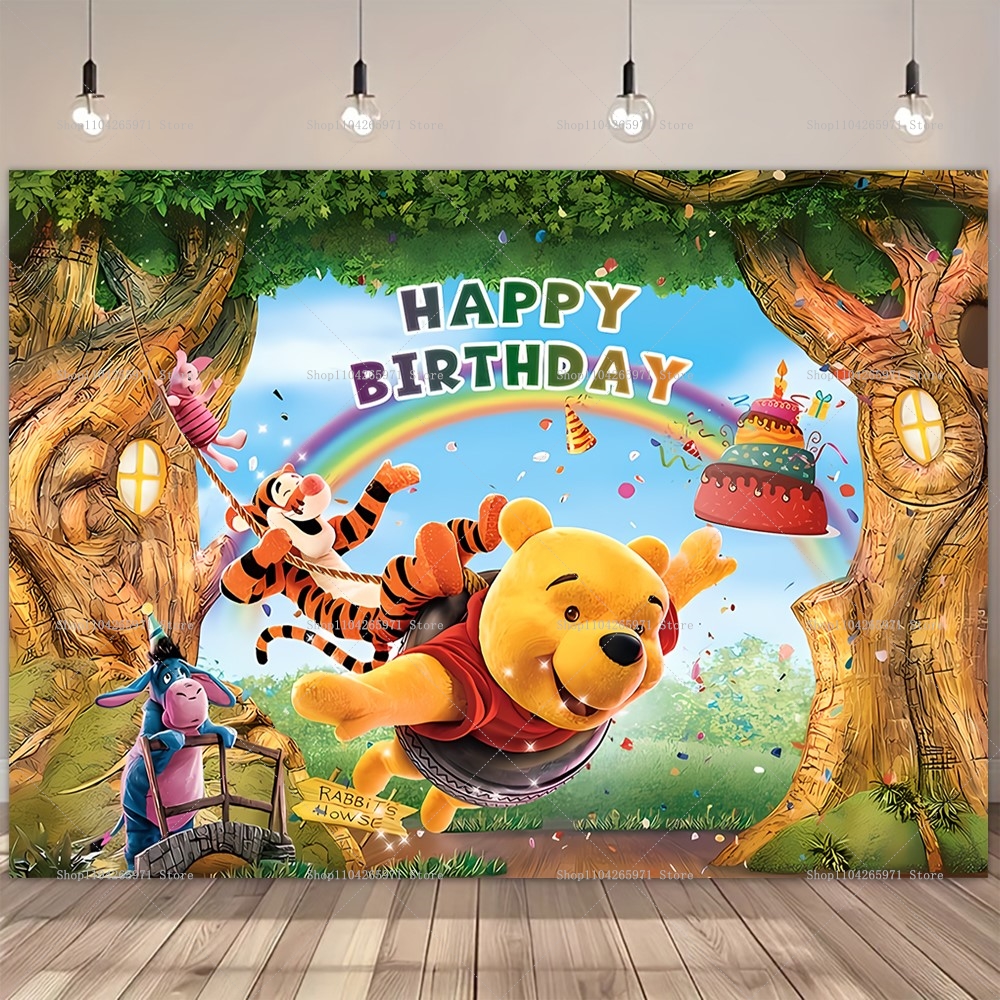 Disney Winnie the Pooh Backdro - Car Accessories Banner のレビューと価格
