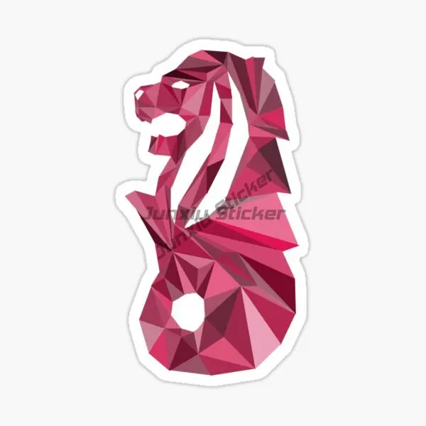 Singapore SIN Flag Map Merlion - Car Accessories Singapore のレビューと価格
