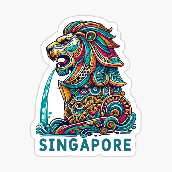 Singapore SIN Flag Map Merlion - Car Accessories Singapore のレビューと価格
