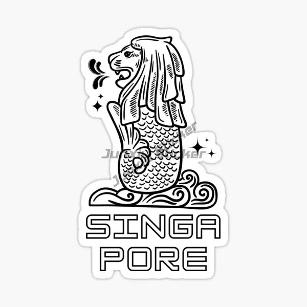 Singapore Flag Map Merlion Sce - Car Accessories Singapore のレビューと価格