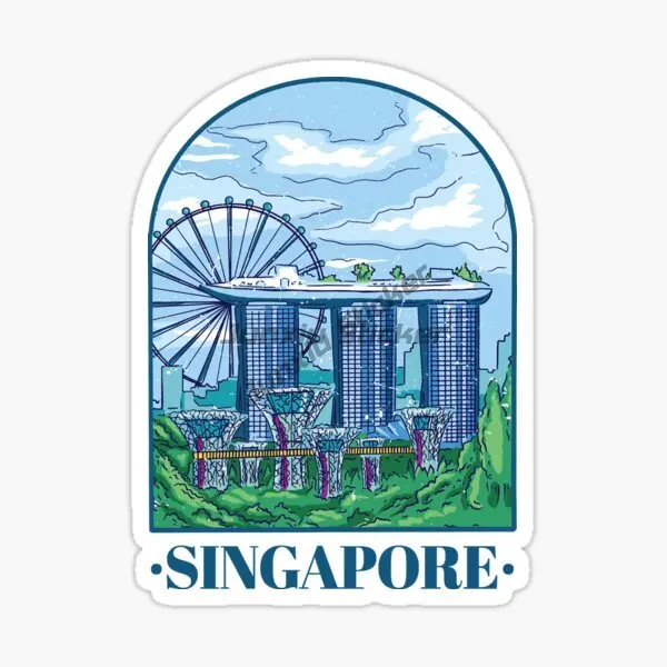 Singapore Flag Map Merlion Sce - Car Accessories Singapore のレビューと価格