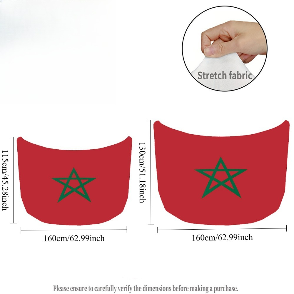 National Morocco Flag Banner C - Car Accessories Banner のレビューと価格