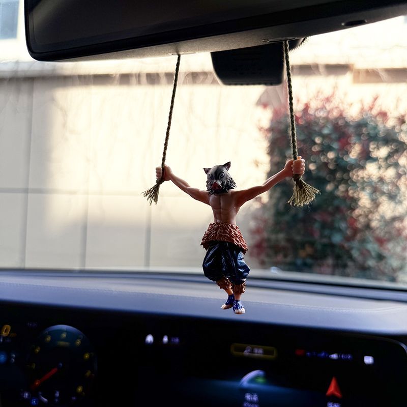 Demon Slayer Anime Car Interio - Car Accessories Hanging From Mirror のレビューと価格