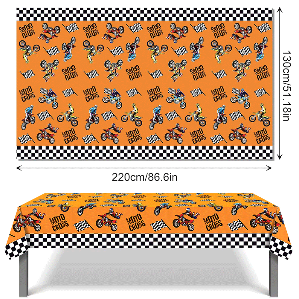 Motorcycle Theme Happy Birthda - Car Accessories Banner のレビューと価格