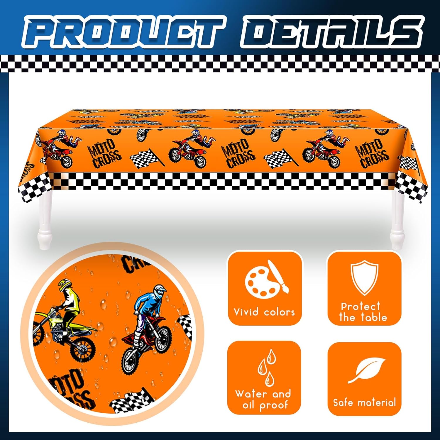Motorcycle Theme Happy Birthda - Car Accessories Banner のレビューと価格