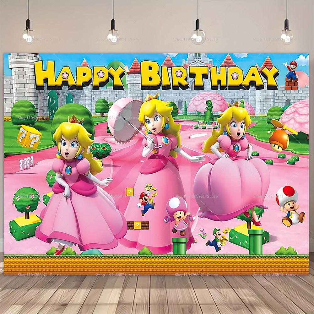 Princess Peach Daisy Birthday  - Car Accessories Banner のレビューと価格