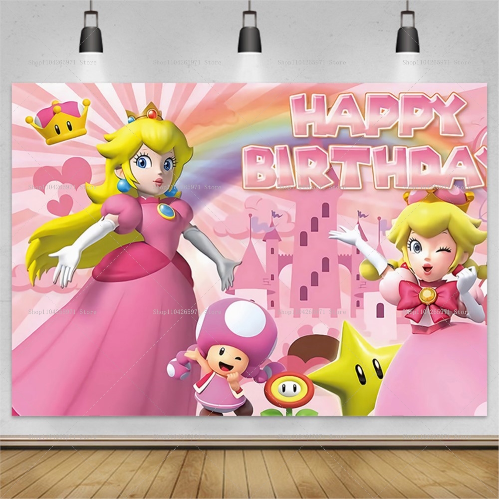 Princess Peach Daisy Birthday  - Car Accessories Banner のレビューと価格
