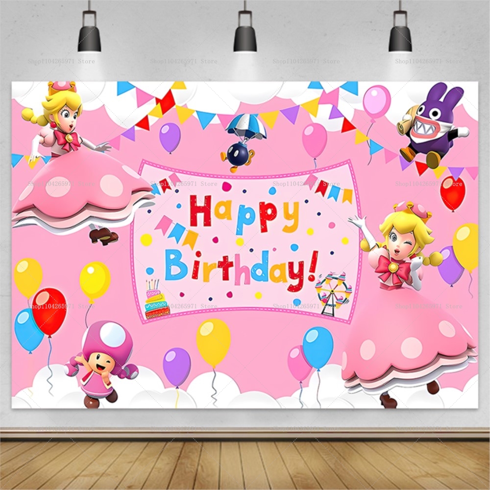 Princess Peach Daisy Birthday  - Car Accessories Banner のレビューと価格