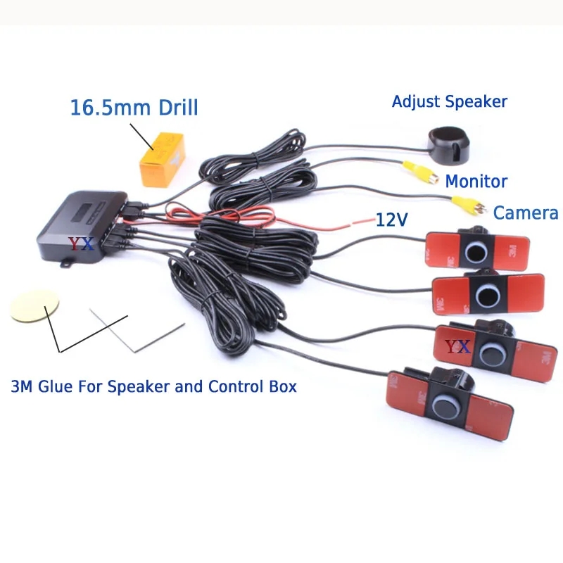 Car Parktronic Sensors Kit Rev - Car Accessories In India のレビューと価格