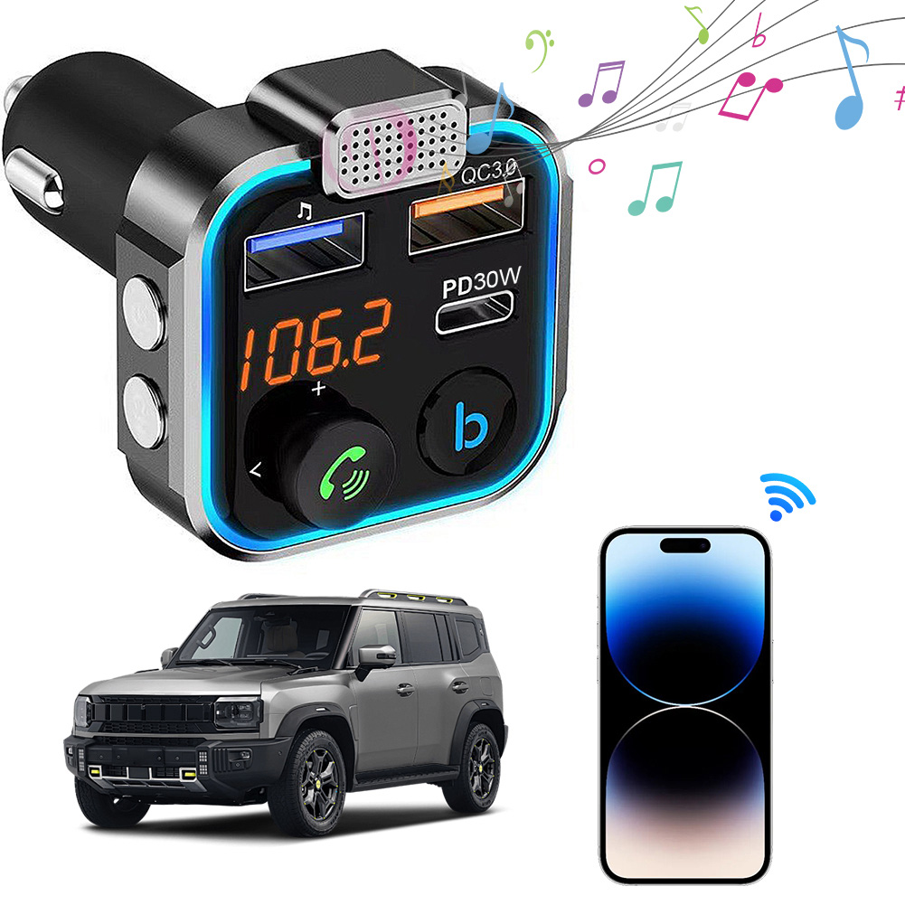 Car FM Transmitter Supports US - Fm Transmitter のレビューと価格