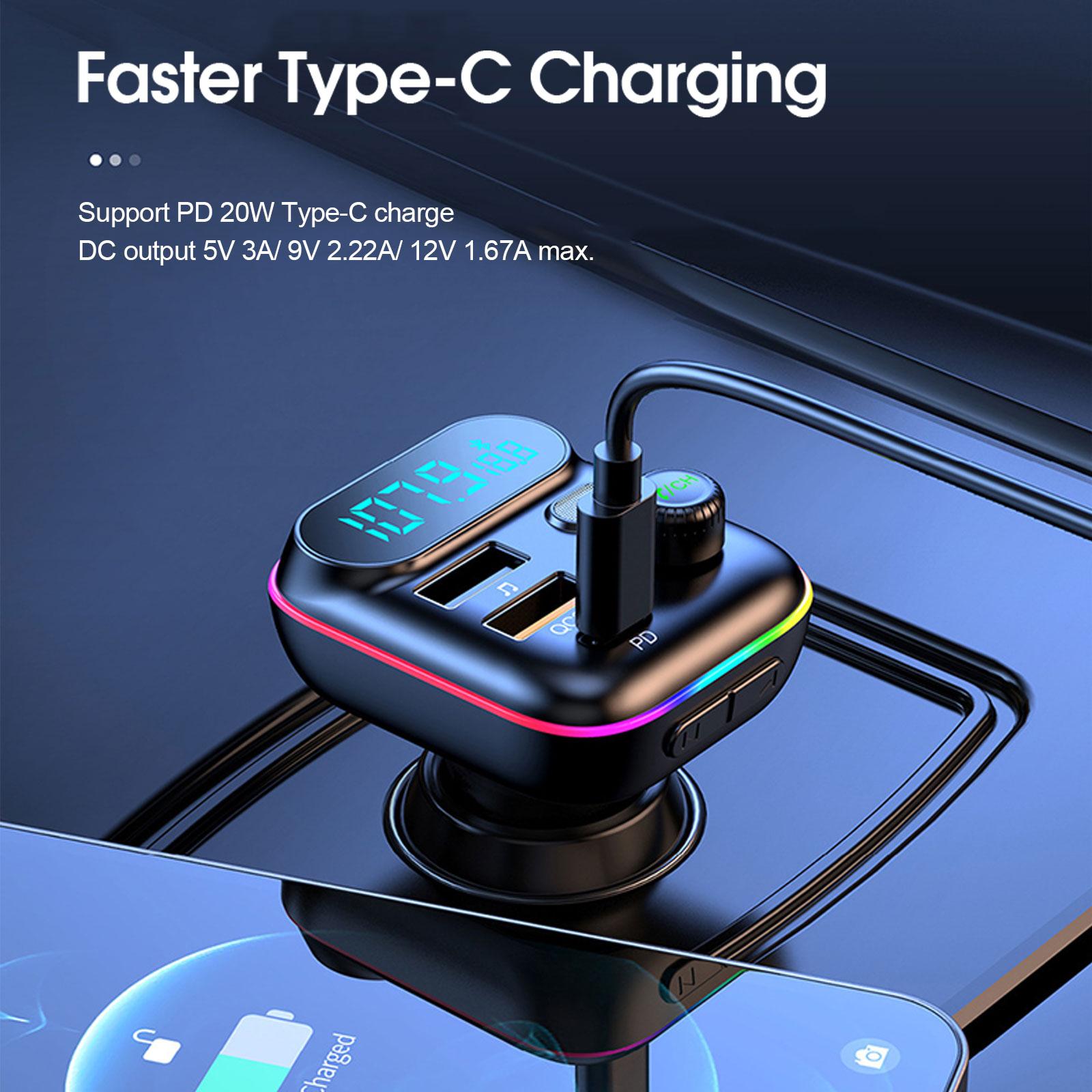 Car PD 18W QC3.0 Fast Charge B - Fm Transmitter のレビューと価格