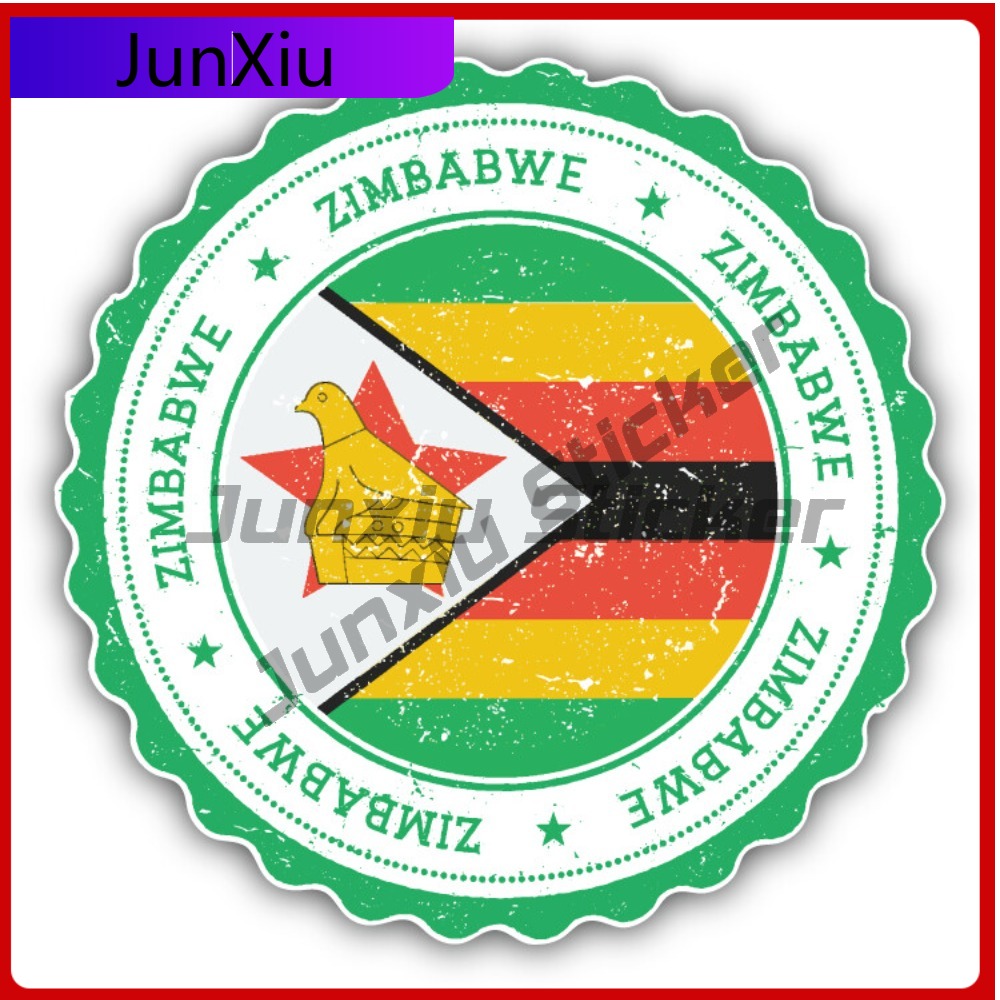Zimbabwe Grunge World Flag Sta - Car Accessories Zimbabwe のレビューと価格