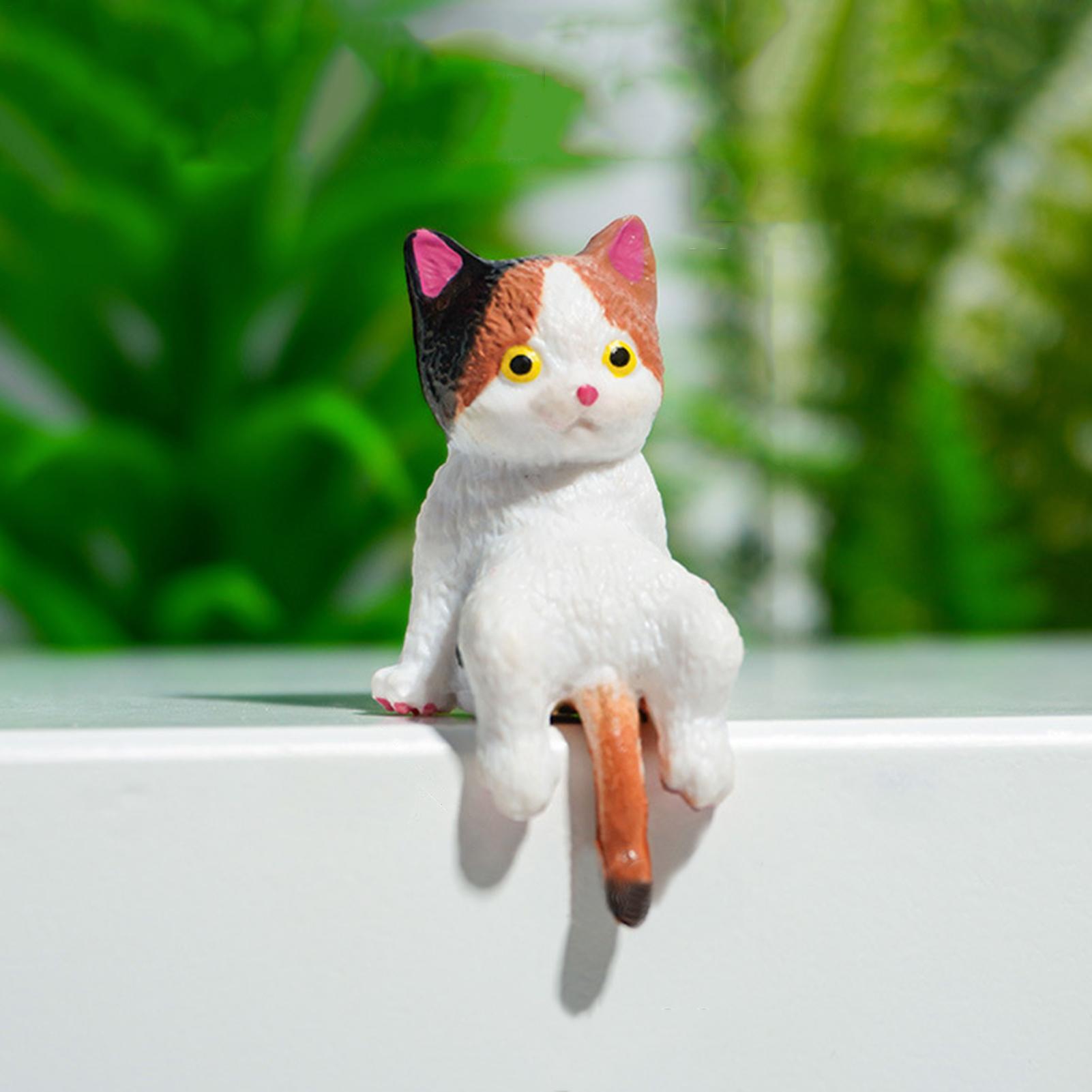 10pcs Cute Mini Cat Ornament C - Car Accessories In India のレビューと価格