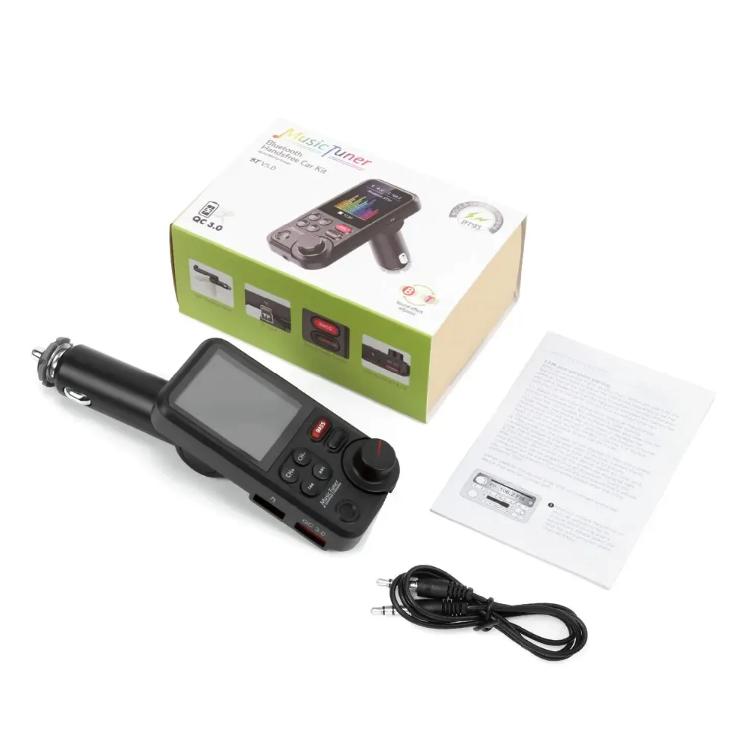 1.8 Inch Car Audio FM Transmit - Fm Transmitter のレビューと価格