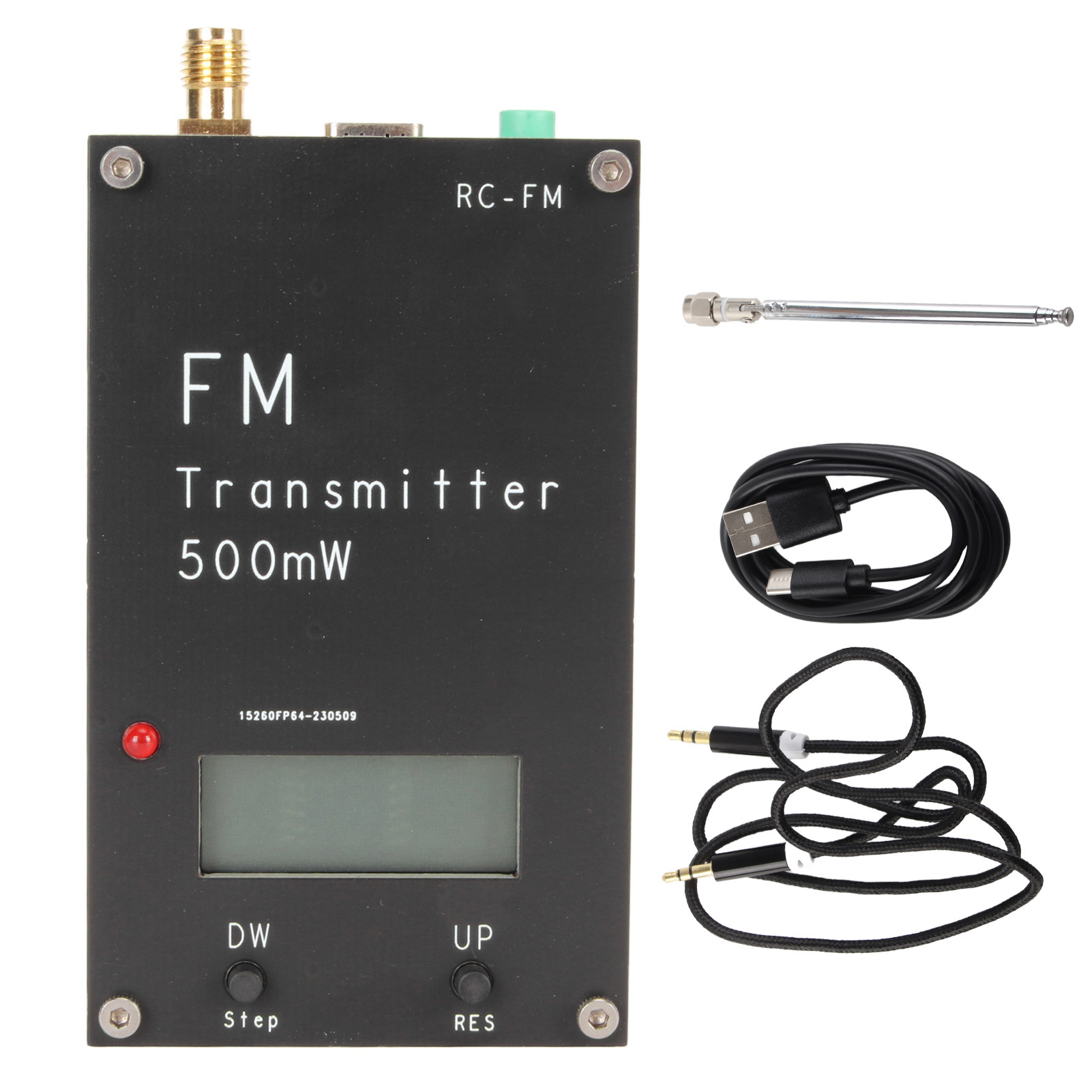 500mW FM Transmitter with LCD  - Fm Transmitter のレビューと価格