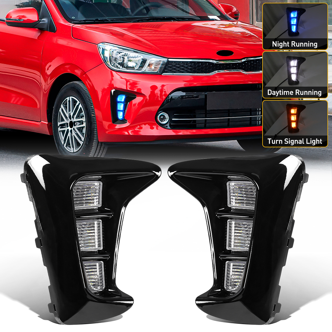 For Kia Pegas 2018 2019 Car LE - Car Accessories For Road Trip のレビューと価格