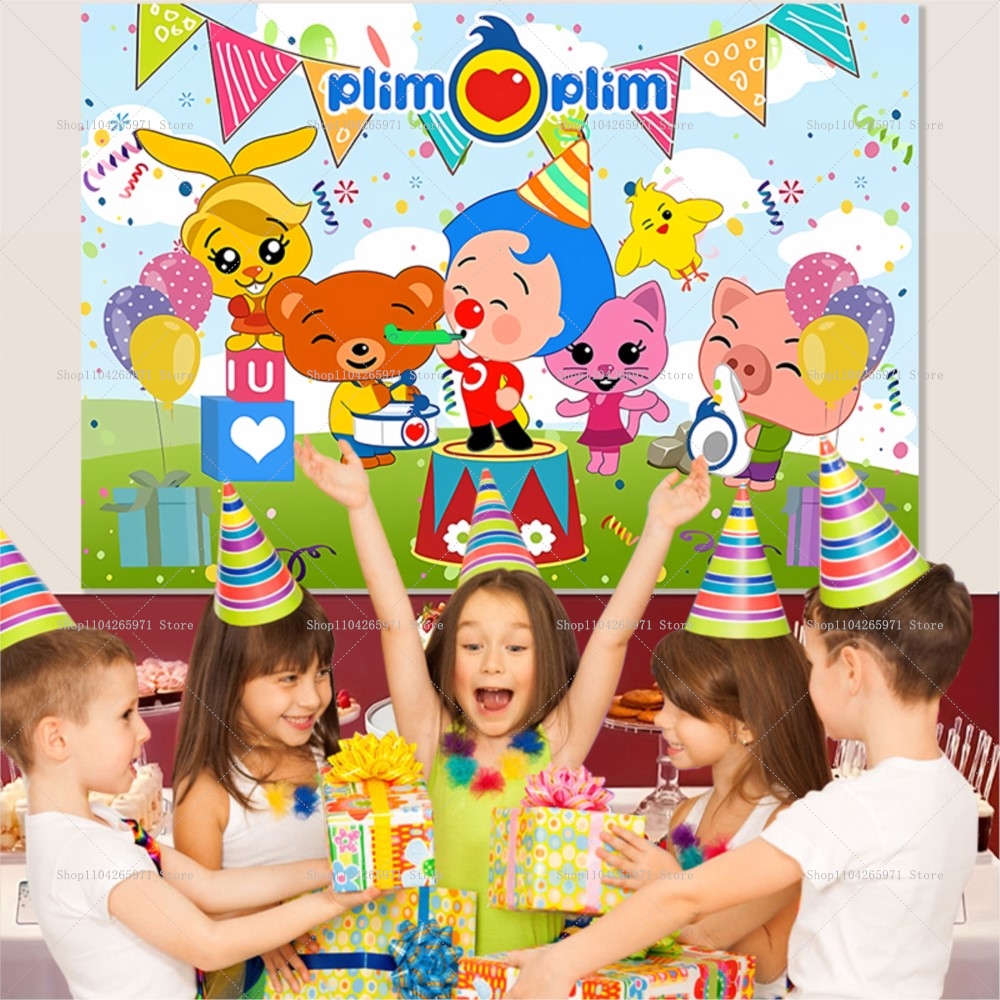 Cartoon Plim Background Childr - Car Accessories Banner のレビューと価格