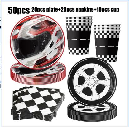Racing Car Birthday Decoration - Car Accessories Banner のレビューと価格
