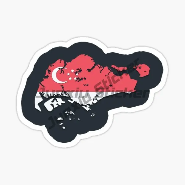 Singapore Flag Map Lion Creati - Car Accessories Singapore のレビューと価格