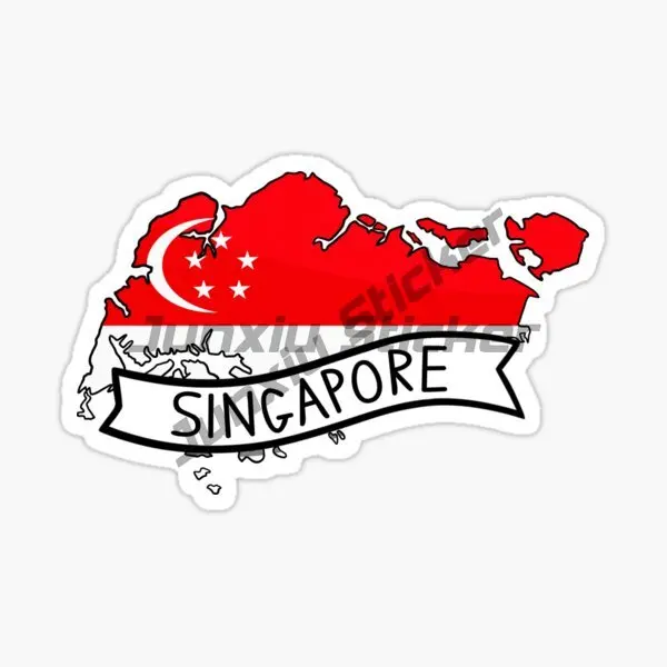 Singapore Flag Map Lion Creati - Car Accessories Singapore のレビューと価格