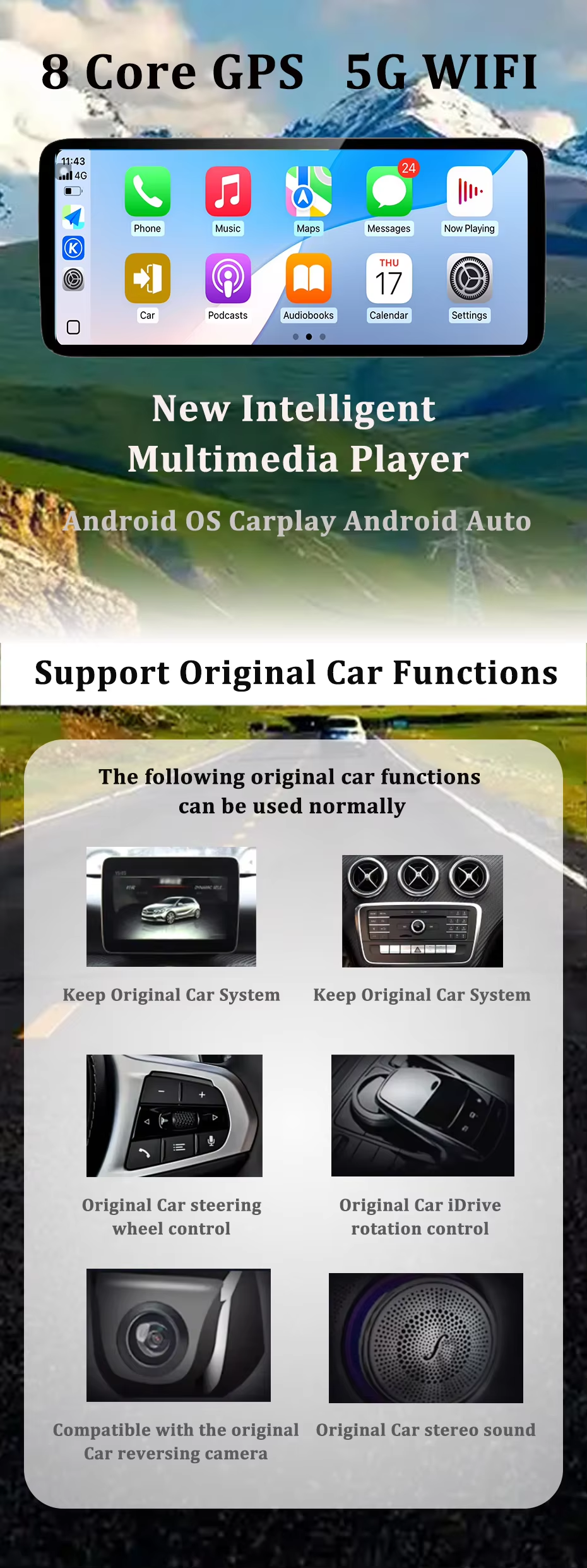 Android 16 Carplay QLED Ultra- - Car Accessories In India のレビューと価格
