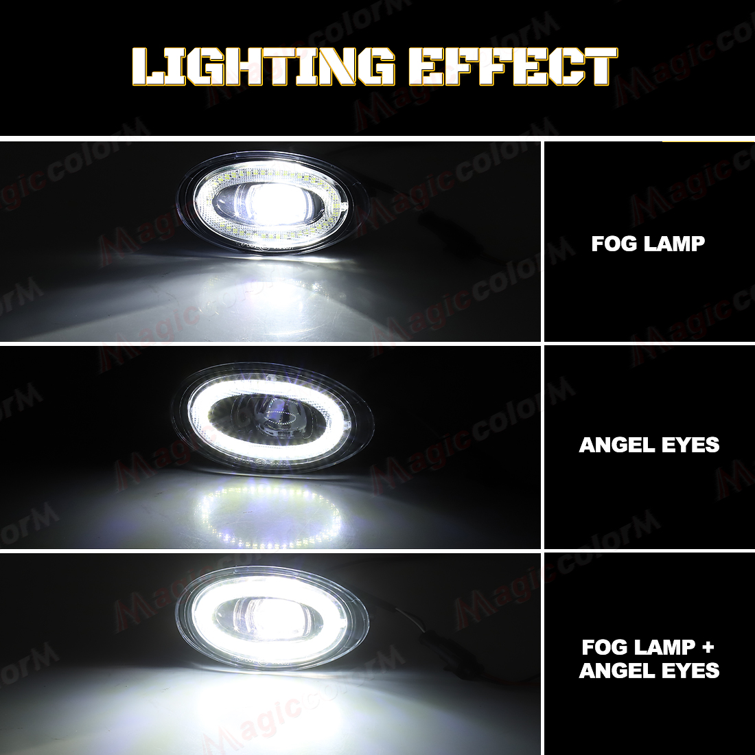 2PCS LED Fog Lamps For Honda A - Car Accessories For Road Trip のレビューと価格