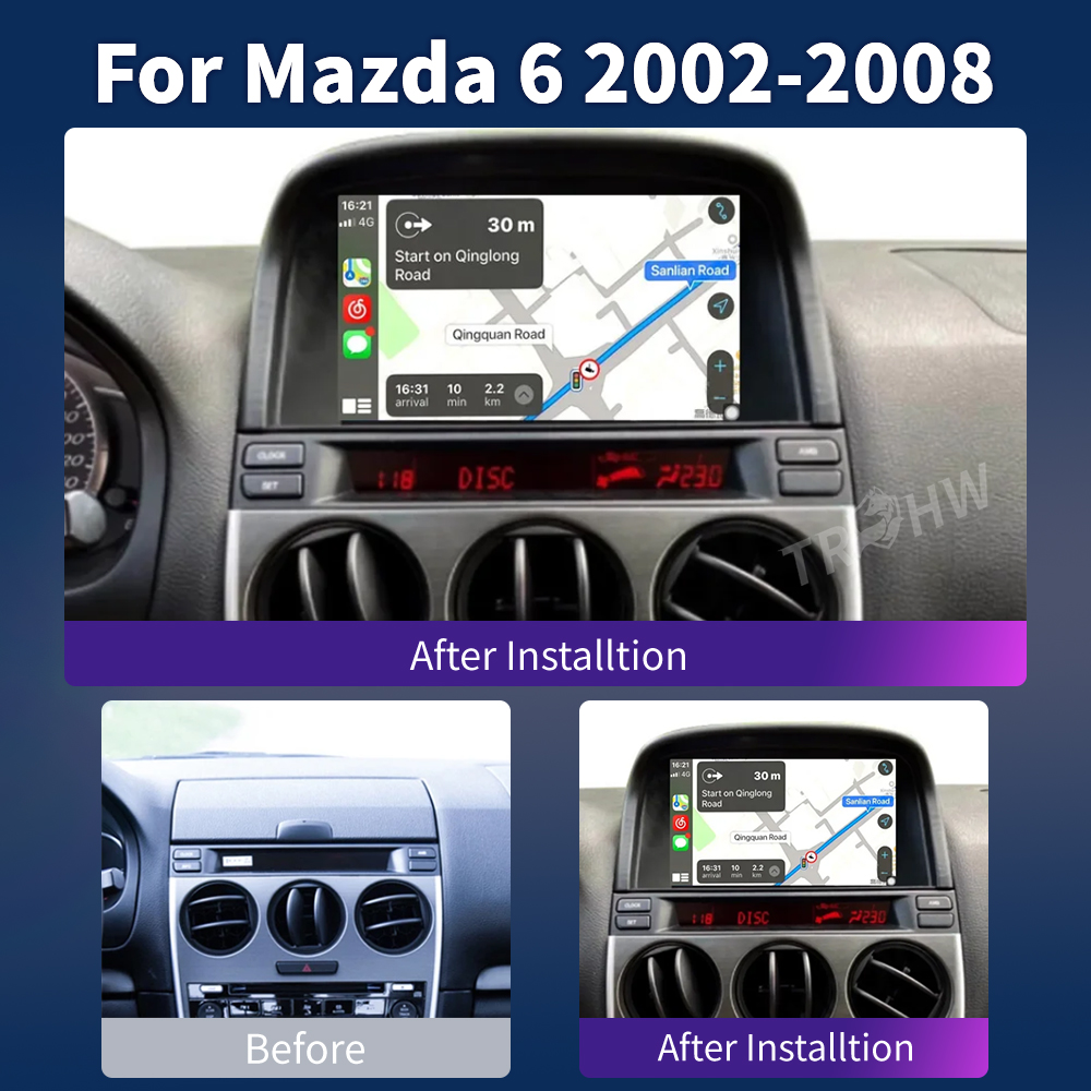 Car Radio for Mazda 6 2004-201 - Car Accessories In India のレビューと価格