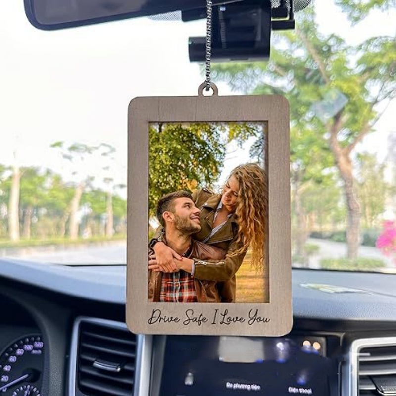 Car Decor Hanging Photo Frame  - Car Accessories Hanging From Mirror のレビューと価格