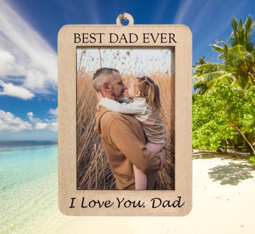 Car Decor Hanging Photo Frame  - Car Accessories Hanging From Mirror のレビューと価格