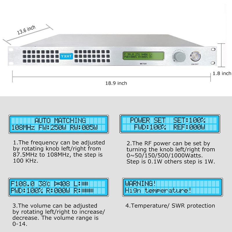 YXHT-1, 250W FM Transmitter Co - Fm Transmitter のレビューと価格