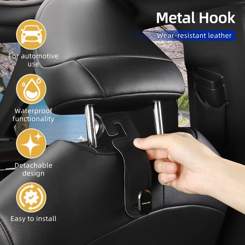 Leather Car Seat Back Hook Sto - Car Accessories Honda Crv のレビューと価格