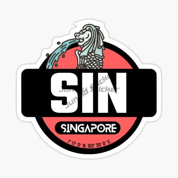 Singapore Flag Map Merlion Emb - Car Accessories Singapore のレビューと価格