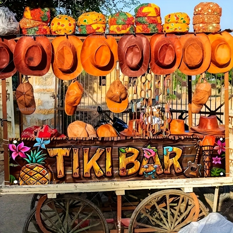 Tiki Bar Banner Tropical Hawai - Car Accessories Banner のレビューと価格