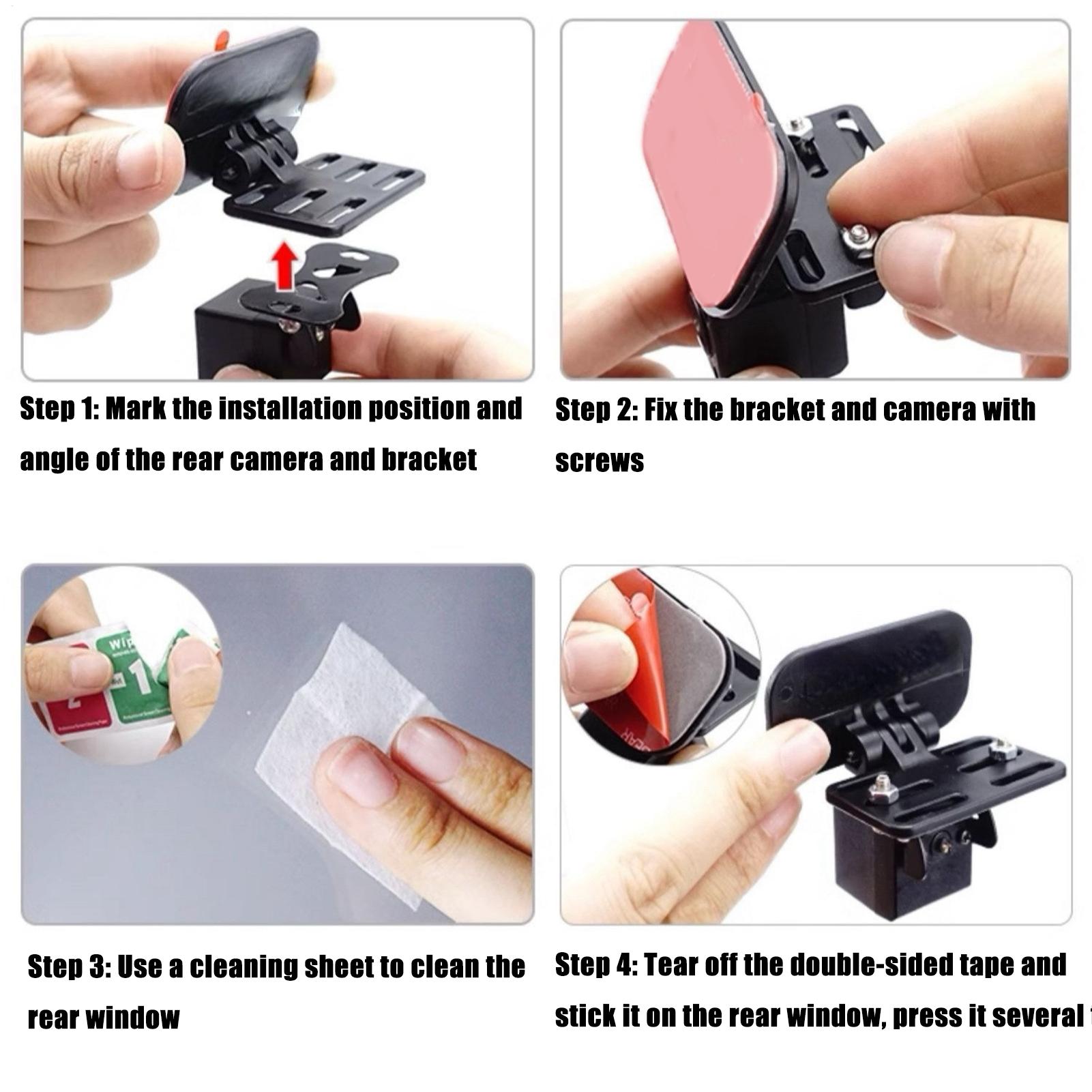 Rear Dash Cam Window Mount Sta - Car Accessories For Road Trip のレビューと価格