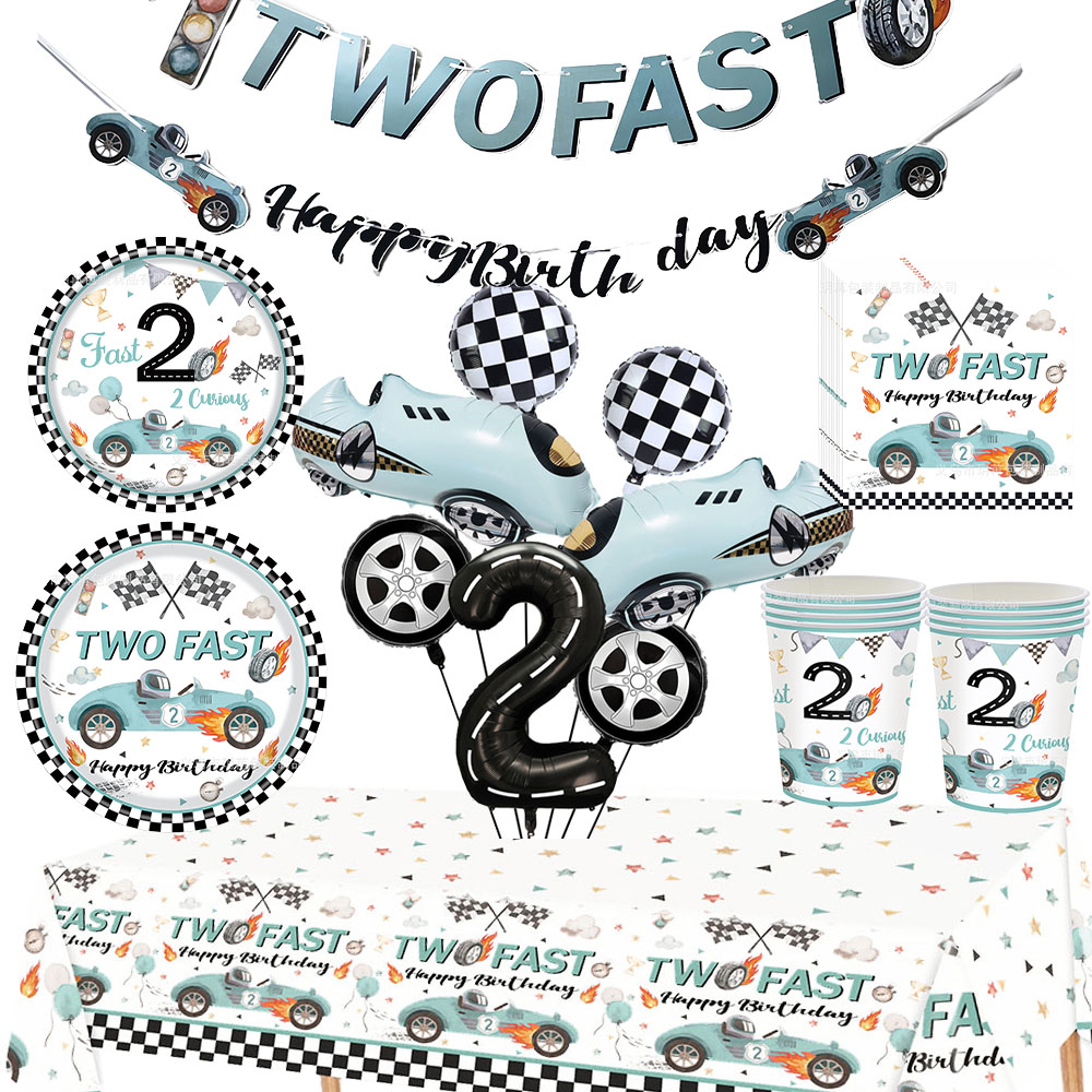 Racing Party Supplies Paper Ta - Car Accessories Banner のレビューと価格