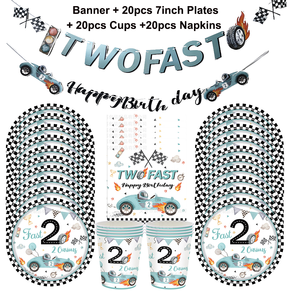 Racing Party Supplies Paper Ta - Car Accessories Banner のレビューと価格