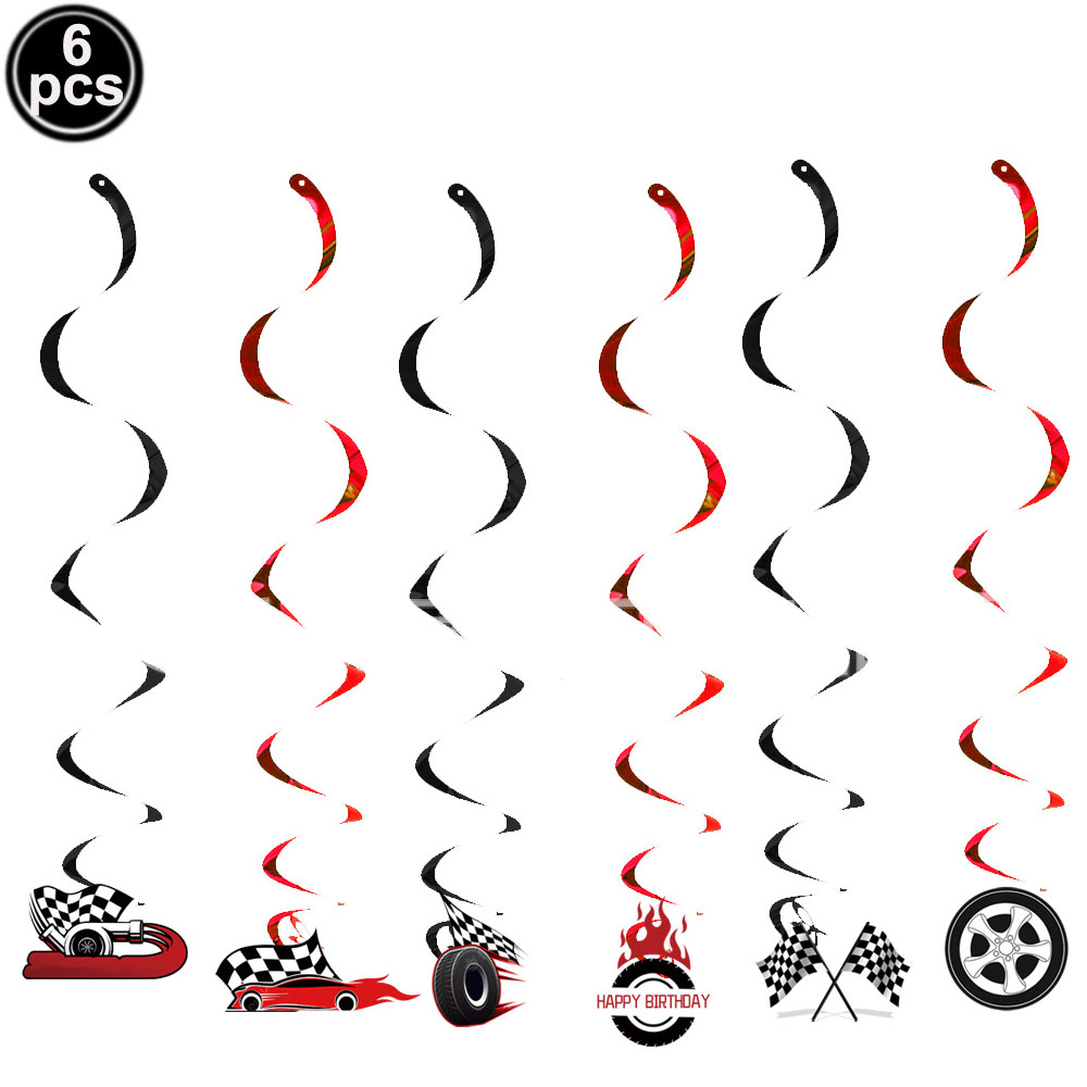 Racing Car Happy Birthday Bann - Car Accessories Banner のレビューと価格