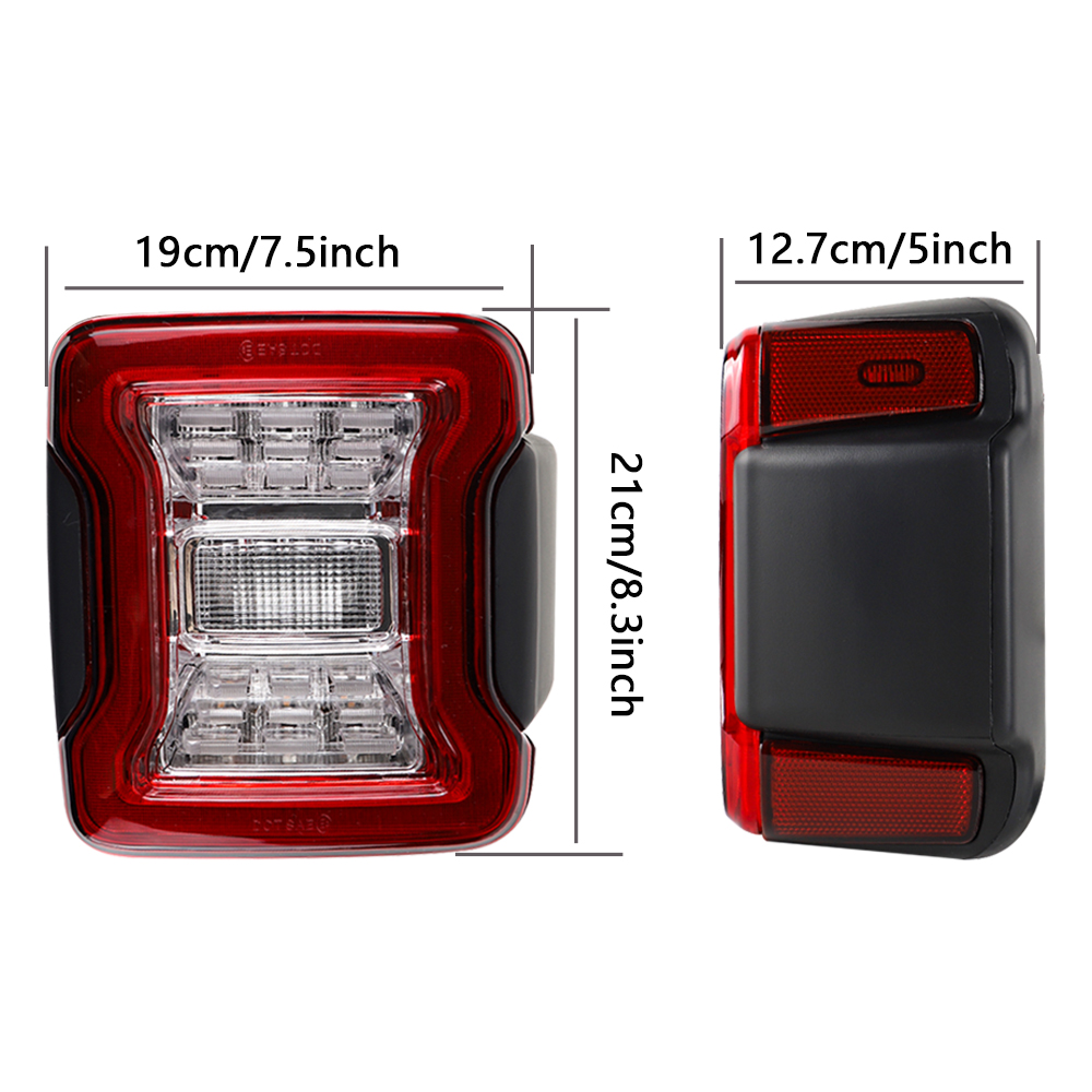 LED Tail Lights for Jeep Wrang - Car Accessories For Road Trip のレビューと価格
