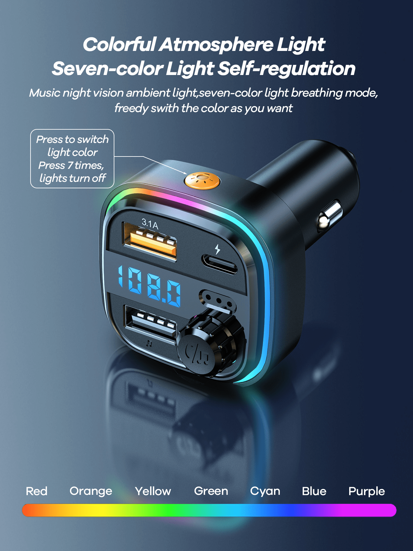 Car Bluetooth 5.3 FM Transmitt - Fm Transmitter のレビューと価格
